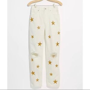 fast times mom jean star, white